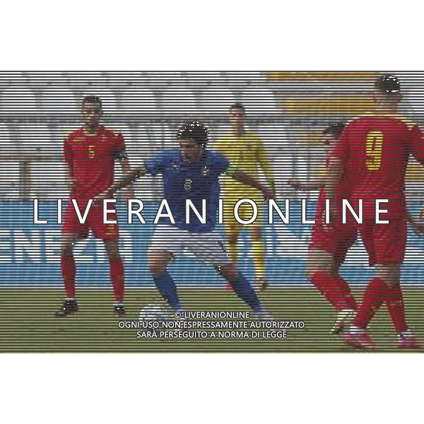 UEFA - Italia Under 21 vs Montenegro under 21- Qualificazioni al Campionato Europeo Under 21 2023 del 07/09/2021 nella foto: Sandro Tonali (Italy) ©Claudio Zamagni/Agenzia Aldo Liverani Sandro Tonali (Italy) during qualifiers UEFA Championship Under 21 - 2023 match between Italy and Montenegro under 21 on september 07 2021. photo credit by Claudio Zamagni/Aldo Liverani Photo Agency/AGENZIA ALDO LIVERANI SAS