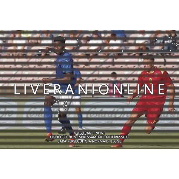 UEFA - Italia Under 21 vs Montenegro under 21- Qualificazioni al Campionato Europeo Under 21 2023 del 07/09/2021 nella foto: Caleb Okoli (Italy) ©Claudio Zamagni/Agenzia Aldo Liverani during qualifiers UEFA Championship Under 21 - 2023 match between Italy and Montenegro under 21 on september 07 2021. photo credit by Claudio Zamagni/Aldo Liverani Photo Agency/AGENZIA ALDO LIVERANI SAS