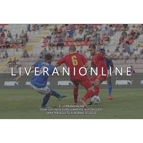 UEFA - Italia Under 21 vs Montenegro under 21- Qualificazioni al Campionato Europeo Under 21 2023 del 07/09/2021 nella foto: goal Lorenzo Colombo (Italy) ©Claudio Zamagni/Agenzia Aldo Liverani during qualifiers UEFA Championship Under 21 - 2023 match between Italy and Montenegro under 21 on september 07 2021. photo credit by Claudio Zamagni/Aldo Liverani Photo Agency/AGENZIA ALDO LIVERANI SAS