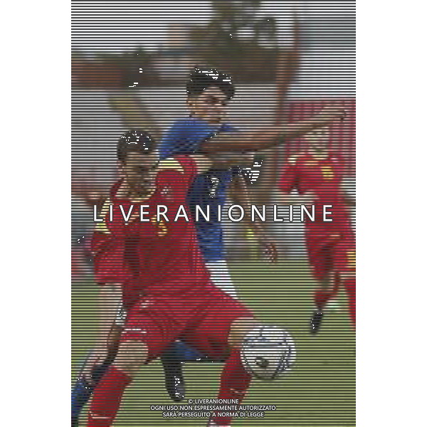 UEFA - Italia Under 21 vs Montenegro under 21- Qualificazioni al Campionato Europeo Under 21 2023 del 07/09/2021 nella foto: Raoul Bellanova (Italy) Andrija Raznatovic (Montenegro) ©Claudio Zamagni/Agenzia Aldo Liverani during qualifiers UEFA Championship Under 21 - 2023 match between Italy and Montenegro under 21 on september 07 2021. photo credit by Claudio Zamagni/Aldo Liverani Photo Agency/AGENZIA ALDO LIVERANI SAS