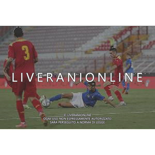 UEFA - Italia Under 21 vs Montenegro under 21- Qualificazioni al Campionato Europeo Under 21 2023 del 07/09/2021 nella foto: Lorenzo Lucca (Italy) ©Claudio Zamagni/Agenzia Aldo Liverani during qualifiers UEFA Championship Under 21 - 2023 match between Italy and Montenegro under 21 on september 07 2021. photo credit by Claudio Zamagni/Aldo Liverani Photo Agency/AGENZIA ALDO LIVERANI SAS