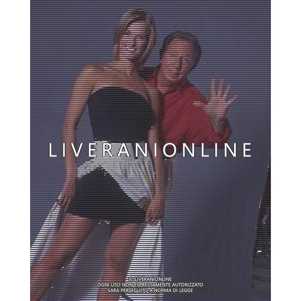 RETROSPETTIVA MIKE BONGIORNO PRESENTATORE TELEVISIVO NELLA FOTO MIKE BONGIORNO CON HELEN HIDDING AG ALDO LIVERANI SAS