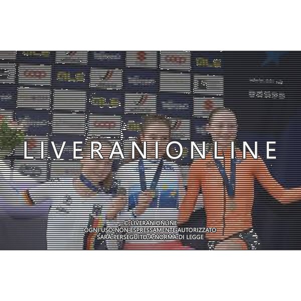 08-09-2021 European Championships Cronometro Junior Women; 2021, Russia; 2021, Germany; 2021, Olanda; Ivanchenko, Alena; Niedermaier, Antonia; Uijen, Elis; Trento; ©SIROTTI/AGENZIA ALDO LIVERANI SAS