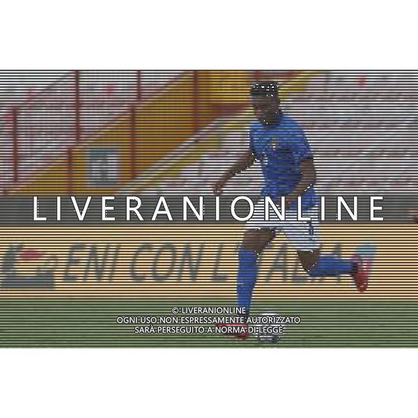 UEFA - Italia Under 21 vs Montenegro under 21- Qualificazioni al Campionato Europeo Under 21 2023 del 07/09/2021 nella foto: Iyenoma Destiny Udogie (Italy) ©Claudio Zamagni/Agenzia Aldo Liverani Iyenoma Destiny Udogie (Italy)during qualifiers UEFA Championship Under 21 - 2023 match between Italy and Montenegro under 21 on september 07 2021. photo credit by Claudio Zamagni/Aldo Liverani Photo Agency/AGENZIA ALDO LIVERANI SAS