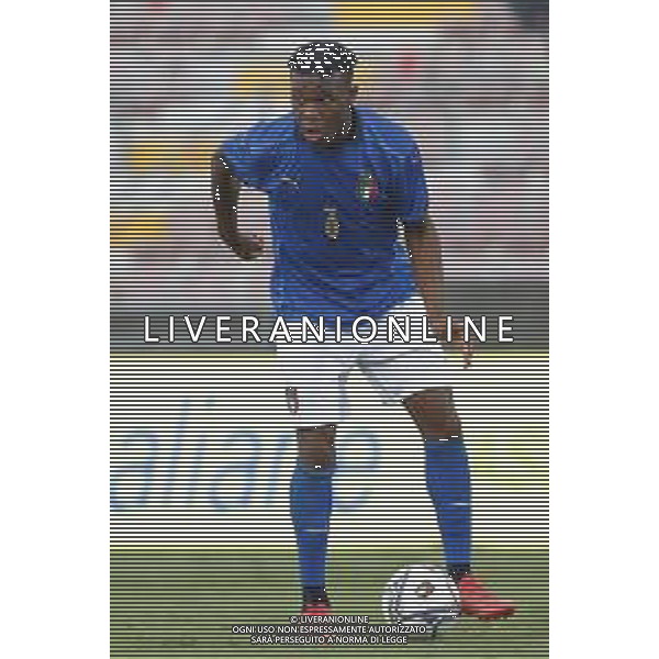 UEFA - Italia Under 21 vs Montenegro under 21- Qualificazioni al Campionato Europeo Under 21 2023 del 07/09/2021 nella foto: Iyenoma Destiny Udogie (Italy) ©Claudio Zamagni/Agenzia Aldo Liverani Iyenoma Destiny Udogie (Italy) during qualifiers UEFA Championship Under 21 - 2023 match between Italy and Montenegro under 21 on september 07 2021. photo credit by Claudio Zamagni/Aldo Liverani Photo Agency/AGENZIA ALDO LIVERANI SAS