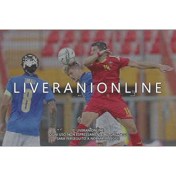UEFA - Italia Under 21 vs Montenegro under 21- Qualificazioni al Campionato Europeo Under 21 2023 del 07/09/2021 nella foto: Nicolo Rovella (Italy)Zaim Divanovic (Montenegro) ©Claudio Zamagni/Agenzia Aldo Liverani Nicolo Rovella (Italy)Zaim Divanovic (Montenegro)during qualifiers UEFA Championship Under 21 - 2023 match between Italy and Montenegro under 21 on september 07 2021. photo credit by Claudio Zamagni/Aldo Liverani Photo Agency/AGENZIA ALDO LIVERANI SAS