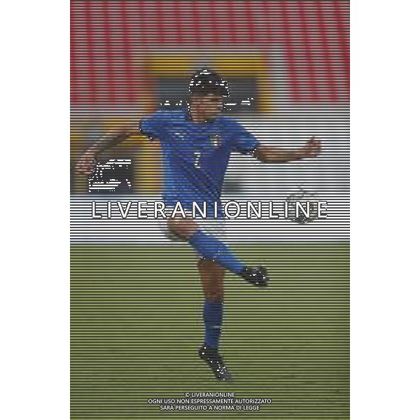 UEFA - Italia Under 21 vs Montenegro under 21- Qualificazioni al Campionato Europeo Under 21 2023 del 07/09/2021 nella foto: Raoul Bellanova (Italy) ©Claudio Zamagni/Agenzia Aldo Liverani Raoul Bellanova (Italy) during qualifiers UEFA Championship Under 21 - 2023 match between Italy and Montenegro under 21 on september 07 2021. photo credit by Claudio Zamagni/Aldo Liverani Photo Agency/AGENZIA ALDO LIVERANI SAS