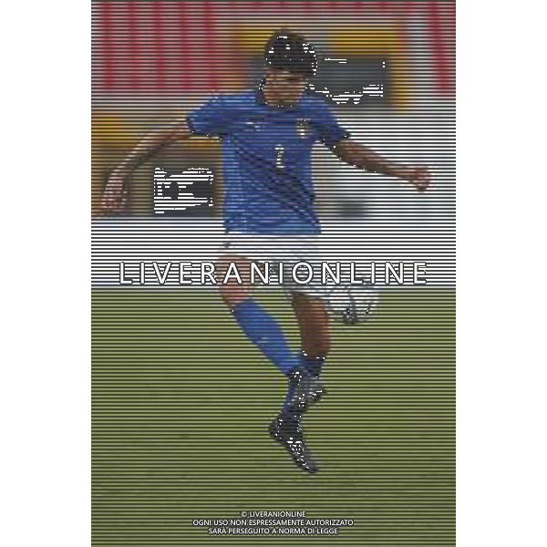 UEFA - Italia Under 21 vs Montenegro under 21- Qualificazioni al Campionato Europeo Under 21 2023 del 07/09/2021 nella foto: Raoul Bellanova (Italy) ©Claudio Zamagni/Agenzia Aldo Liverani Raoul Bellanova (Italy) during qualifiers UEFA Championship Under 21 - 2023 match between Italy and Montenegro under 21 on september 07 2021. photo credit by Claudio Zamagni/Aldo Liverani Photo Agency/AGENZIA ALDO LIVERANI SAS
