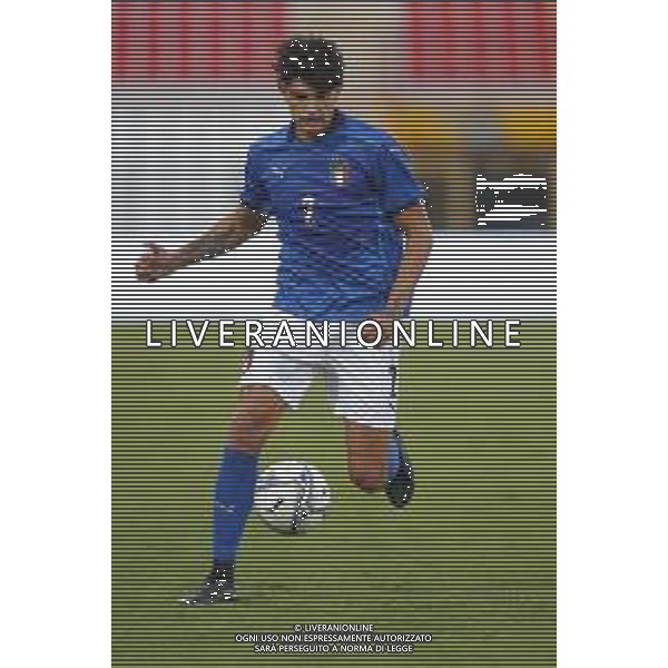 UEFA - Italia Under 21 vs Montenegro under 21- Qualificazioni al Campionato Europeo Under 21 2023 del 07/09/2021 nella foto: Raoul Bellanova (Italy) ©Claudio Zamagni/Agenzia Aldo Liverani Raoul Bellanova (Italy) during qualifiers UEFA Championship Under 21 - 2023 match between Italy and Montenegro under 21 on september 07 2021. photo credit by Claudio Zamagni/Aldo Liverani Photo Agency/AGENZIA ALDO LIVERANI SAS