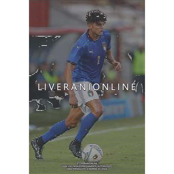 UEFA - Italia Under 21 vs Montenegro under 21- Qualificazioni al Campionato Europeo Under 21 2023 del 07/09/2021 nella foto: Raoul Bellanova (Italy) ©Claudio Zamagni/Agenzia Aldo Liverani Raoul Bellanova (Italy) during qualifiers UEFA Championship Under 21 - 2023 match between Italy and Montenegro under 21 on september 07 2021. photo credit by Claudio Zamagni/Aldo Liverani Photo Agency/AGENZIA ALDO LIVERANI SAS