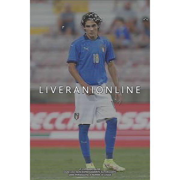 UEFA - Italia Under 21 vs Montenegro under 21- Qualificazioni al Campionato Europeo Under 21 2023 del 07/09/2021 nella foto: Matteo Cancellieri (Italy) ©Claudio Zamagni/Agenzia Aldo Liverani Matteo Cancellieri (Italy) during qualifiers UEFA Championship Under 21 - 2023 match between Italy and Montenegro under 21 on september 07 2021. photo credit by Claudio Zamagni/Aldo Liverani Photo Agency/AGENZIA ALDO LIVERANI SAS