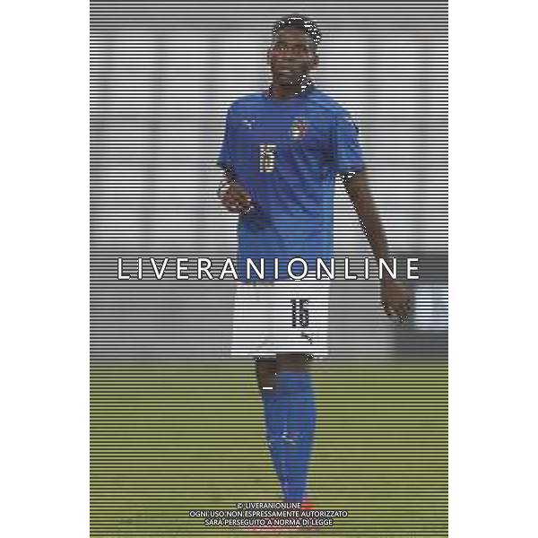 UEFA - Italia Under 21 vs Montenegro under 21- Qualificazioni al Campionato Europeo Under 21 2023 del 07/09/2021 nella foto: Caleb Okoli (Italy) ©Claudio Zamagni/Agenzia Aldo Liverani Caleb Okoli (Italy) during qualifiers UEFA Championship Under 21 - 2023 match between Italy and Montenegro under 21 on september 07 2021. photo credit by Claudio Zamagni/Aldo Liverani Photo Agency/AGENZIA ALDO LIVERANI SAS