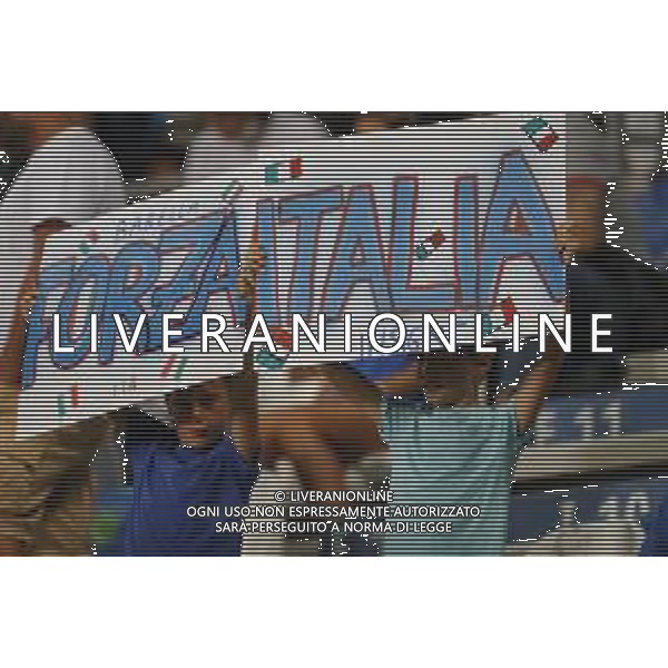ITALIA vs LITUANIA Qualificazioni Europee del gruppo C ai Mondiali del Qatar 2022 del 08/09/2021 - nella foto: Tifosi dell\'Italia striscioni ©Claudio Zamagni/Agenzia Aldo Liverani s.a.s. during European Qualifying Round of FIFA World Championship of Qatar 2022 between Italy and Lituania at Mapei Stadium on september 08 2021 in Reggio Emilia photo credit by Claudio Zamagni/Aldo Liverani Photo Agency/AGENZIA ALDO LIVERANI SAS