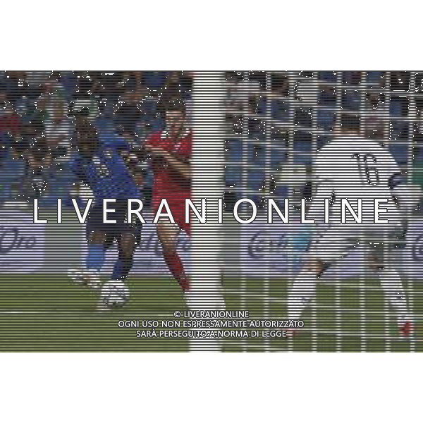 ITALIA vs LITUANIA Qualificazioni Europee del gruppo C ai Mondiali del Qatar 2022 del 08/09/2021 - nella foto: Goal Kean Moise(Italia)- ©Claudio Zamagni/Agenzia Aldo Liverani s.a.s. during European Qualifying Round of FIFA World Championship of Qatar 2022 between Italy and Lituania at Mapei Stadium on september 08 2021 in Reggio Emilia photo credit by Claudio Zamagni/Aldo Liverani Photo Agency/AGENZIA ALDO LIVERANI SAS