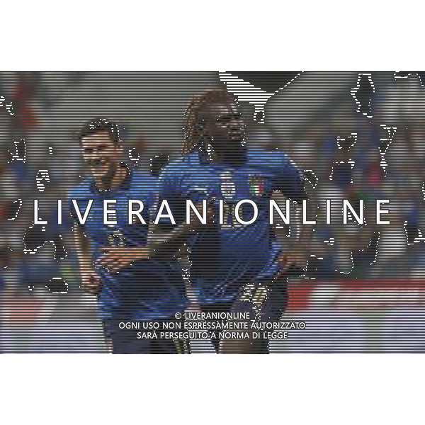 ITALIA vs LITUANIA Qualificazioni Europee del gruppo C ai Mondiali del Qatar 2022 del 08/09/2021 - nella foto: esultanza Kean Moise(Italia)-dopo il goal ©Claudio Zamagni/Agenzia Aldo Liverani s.a.s. during European Qualifying Round of FIFA World Championship of Qatar 2022 between Italy and Lituania at Mapei Stadium on september 08 2021 in Reggio Emilia photo credit by Claudio Zamagni/Aldo Liverani Photo Agency/AGENZIA ALDO LIVERANI SAS