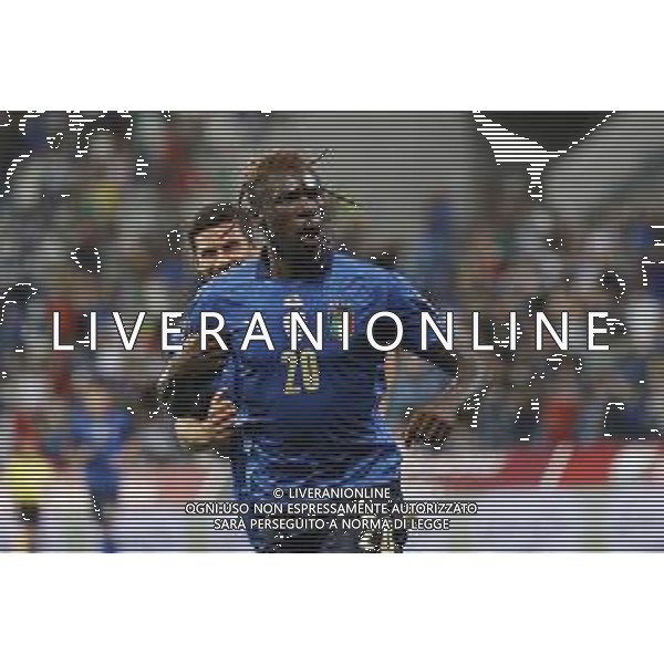 ITALIA vs LITUANIA Qualificazioni Europee del gruppo C ai Mondiali del Qatar 2022 del 08/09/2021 - nella foto: esultanza Kean Moise(Italia)-dopo il goal ©Claudio Zamagni/Agenzia Aldo Liverani s.a.s. during European Qualifying Round of FIFA World Championship of Qatar 2022 between Italy and Lituania at Mapei Stadium on september 08 2021 in Reggio Emilia photo credit by Claudio Zamagni/Aldo Liverani Photo Agency/AGENZIA ALDO LIVERANI SAS