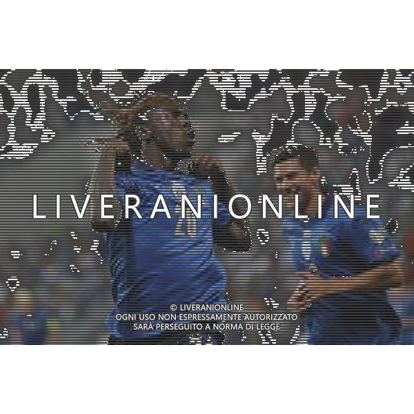 ITALIA vs LITUANIA Qualificazioni Europee del gruppo C ai Mondiali del Qatar 2022 del 08/09/2021 - nella foto: esultanza Kean Moise(Italia)-dopo il goal ©Claudio Zamagni/Agenzia Aldo Liverani s.a.s. during European Qualifying Round of FIFA World Championship of Qatar 2022 between Italy and Lituania at Mapei Stadium on september 08 2021 in Reggio Emilia photo credit by Claudio Zamagni/Aldo Liverani Photo Agency/AGENZIA ALDO LIVERANI SAS