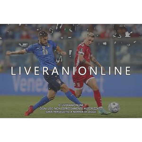 ITALIA vs LITUANIA Qualificazioni Europee del gruppo C ai Mondiali del Qatar 2022 del 08/09/2021 - nella foto: Cristante Bryan(Italia)- ©Claudio Zamagni/Agenzia Aldo Liverani s.a.s. during European Qualifying Round of FIFA World Championship of Qatar 2022 between Italy and Lituania at Mapei Stadium on september 08 2021 in Reggio Emilia photo credit by Claudio Zamagni/Aldo Liverani Photo Agency/AGENZIA ALDO LIVERANI SAS