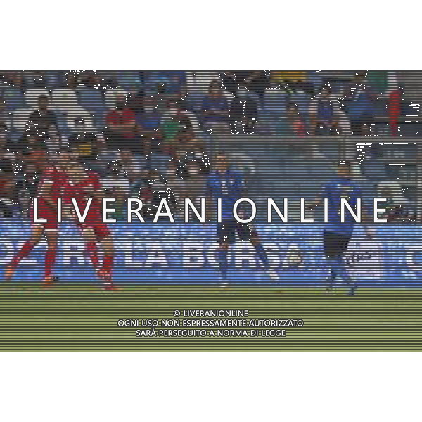 ITALIA vs LITUANIA Qualificazioni Europee del gruppo C ai Mondiali del Qatar 2022 del 08/09/2021 - nella foto: Goal Di Lorenzo Giovanni(Italia)- ©Claudio Zamagni/Agenzia Aldo Liverani s.a.s. during European Qualifying Round of FIFA World Championship of Qatar 2022 between Italy and Lituania at Mapei Stadium on september 08 2021 in Reggio Emilia photo credit by Claudio Zamagni/Aldo Liverani Photo Agency