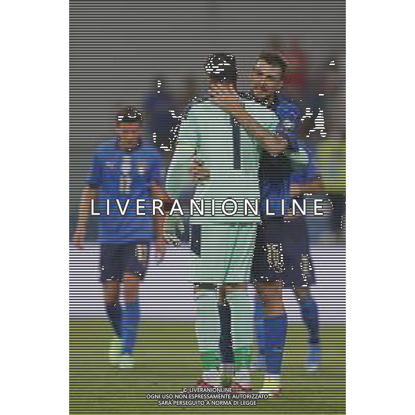 ITALIA vs LITUANIA Qualificazioni Europee del gruppo C ai Mondiali del Qatar 2022 del 08/09/2021 - nella foto: esultanza finale italia ©Claudio Zamagni/Agenzia Aldo Liverani s.a.s. during European Qualifying Round of FIFA World Championship of Qatar 2022 between Italy and Lituania at Mapei Stadium on september 08 2021 in Reggio Emilia photo credit by Claudio Zamagni/Aldo Liverani Photo Agency