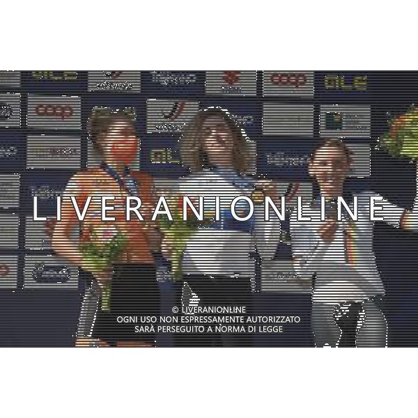 09-09-2021 European Championships Cronometro Elite Women; 2021, Svizzera; 2021, Olanda; 2021, Germany; Reusser, Marlen; Van Dijk, Ellen; Brennauer, Lisa; Trento; ©SIROTTI/AGENZIA ALDO LIVERANI SAS