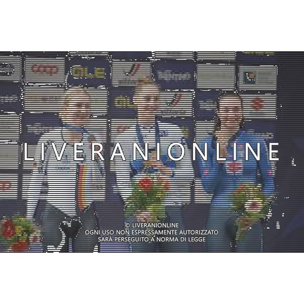 09-09-2021 European Championships Cronometro U23 Women; 2021, Italia; 2021, Germany; Guazzini, Vittoria; Ludwig, Hannah; Pirrone, Elena; Trento; ©SIROTTI/AGENZIA ALDO LIVERANI SAS