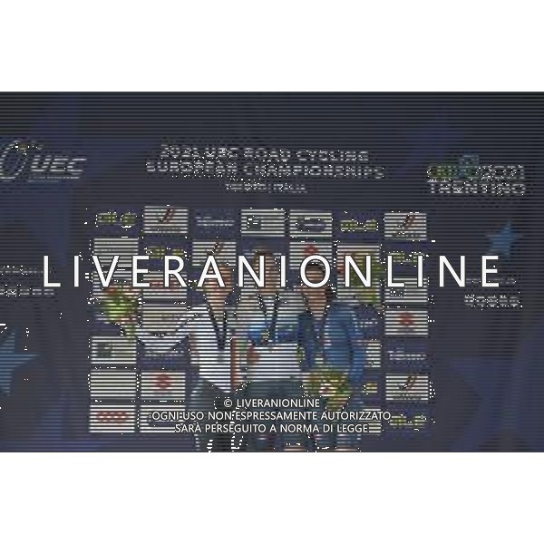 09-09-2021 European Championships Cronometro U23 Women; 2021, Italia; 2021, Germany; Guazzini, Vittoria; Ludwig, Hannah; Pirrone, Elena; Trento; ©SIROTTI/AGENZIA ALDO LIVERANI SAS