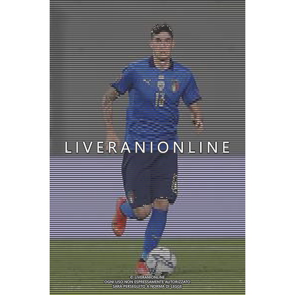 ITALIA vs LITUANIA Qualificazioni Europee del gruppo C ai Mondiali del Qatar 2022 del 08/09/2021 - nella foto: Bastoni Alessandro(Italia)- ©Claudio Zamagni/Agenzia Aldo Liverani s.a.s. Bastoni Alessandro(Italia)- during European Qualifying Round of FIFA World Championship of Qatar 2022 between Italy and Lituania at Mapei Stadium on september 08 2021 in Reggio Emilia photo credit by Claudio Zamagni/Aldo Liverani Photo Agency/AGENZIA ALDO LIVERANI SAS