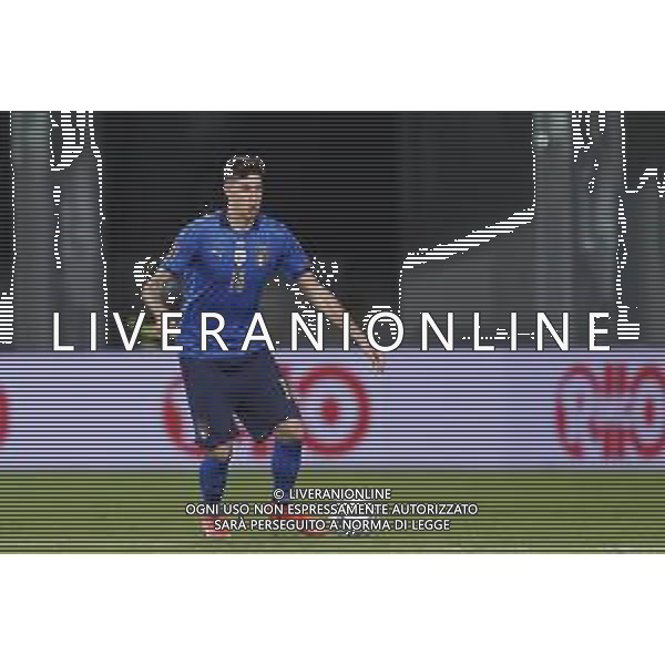 ITALIA vs LITUANIA Qualificazioni Europee del gruppo C ai Mondiali del Qatar 2022 del 08/09/2021 - nella foto: Bastoni Alessandro(Italia)- ©Claudio Zamagni/Agenzia Aldo Liverani s.a.s. Bastoni Alessandro(Italia)- during European Qualifying Round of FIFA World Championship of Qatar 2022 between Italy and Lituania at Mapei Stadium on september 08 2021 in Reggio Emilia photo credit by Claudio Zamagni/Aldo Liverani Photo Agency/AGENZIA ALDO LIVERANI SAS
