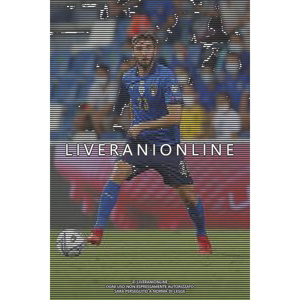 ITALIA vs LITUANIA Qualificazioni Europee del gruppo C ai Mondiali del Qatar 2022 del 08/09/2021 - nella foto: Cristante Bryan(Italia)- ©Claudio Zamagni/Agenzia Aldo Liverani s.a.s. Cristante Bryan(Italia)- during European Qualifying Round of FIFA World Championship of Qatar 2022 between Italy and Lituania at Mapei Stadium on september 08 2021 in Reggio Emilia photo credit by Claudio Zamagni/Aldo Liverani Photo Agency/AGENZIA ALDO LIVERANI SAS