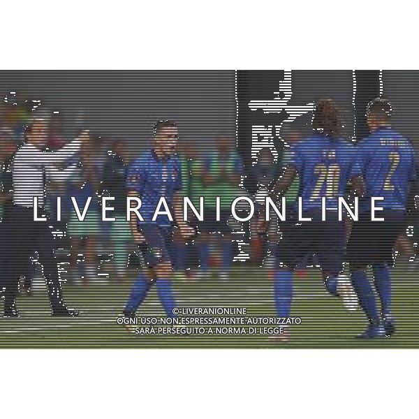 ITALIA vs LITUANIA Qualificazioni Europee del gruppo C ai Mondiali del Qatar 2022 del 08/09/2021 - nella foto: esultanza Raspadori Giacomo(Italia)-dopo il goal ©Claudio Zamagni/Agenzia Aldo Liverani s.a.s. Raspadori Giacomo(Italia)- celebrates after scoring a goalduring European Qualifying Round of FIFA World Championship of Qatar 2022 between Italy and Lituania at Mapei Stadium on september 08 2021 in Reggio Emilia photo credit by Claudio Zamagni/Aldo Liverani Photo Agency/AGENZIA ALDO LIVERANI SAS