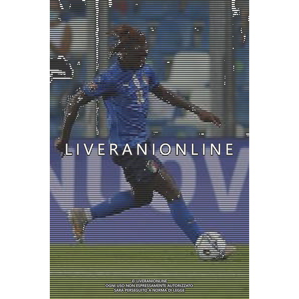 ITALIA vs LITUANIA Qualificazioni Europee del gruppo C ai Mondiali del Qatar 2022 del 08/09/2021 - nella foto: Kean Moise(Italia)- ©Claudio Zamagni/Agenzia Aldo Liverani s.a.s. Kean Moise(Italia)- during European Qualifying Round of FIFA World Championship of Qatar 2022 between Italy and Lituania at Mapei Stadium on september 08 2021 in Reggio Emilia photo credit by Claudio Zamagni/Aldo Liverani Photo Agency/AGENZIA ALDO LIVERANI SAS