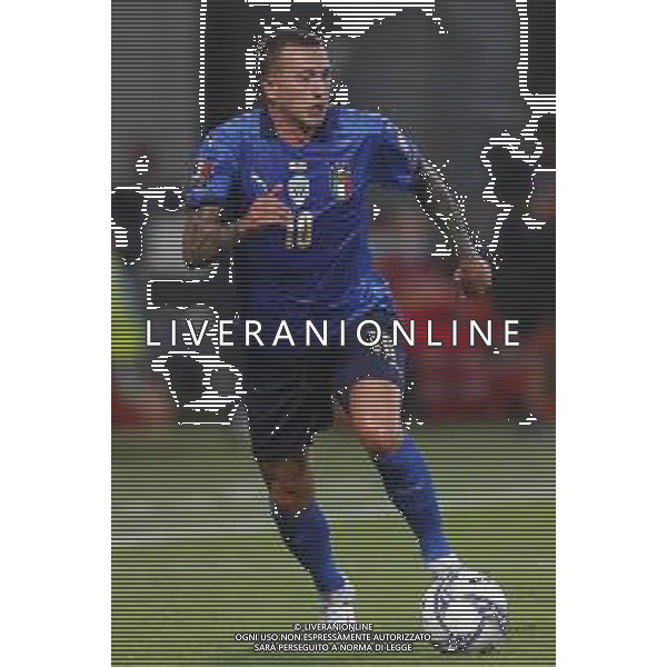 ITALIA vs LITUANIA Qualificazioni Europee del gruppo C ai Mondiali del Qatar 2022 del 08/09/2021 - nella foto: Bernardeschi Federico(Italia) ©Claudio Zamagni/Agenzia Aldo Liverani s.a.s. Bernardeschi Federico(Italia) during European Qualifying Round of FIFA World Championship of Qatar 2022 between Italy and Lituania at Mapei Stadium on september 08 2021 in Reggio Emilia photo credit by Claudio Zamagni/Aldo Liverani Photo Agency/AGENZIA ALDO LIVERANI SAS
