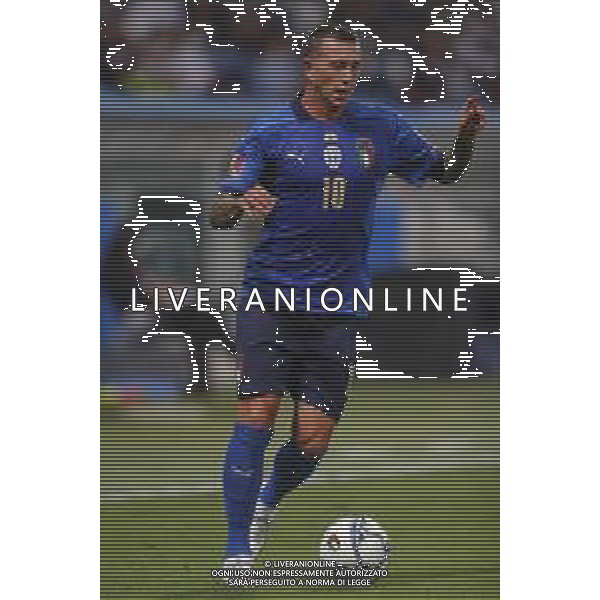 ITALIA vs LITUANIA Qualificazioni Europee del gruppo C ai Mondiali del Qatar 2022 del 08/09/2021 - nella foto: Bernardeschi Federico(Italia) ©Claudio Zamagni/Agenzia Aldo Liverani s.a.s. Bernardeschi Federico(Italia) during European Qualifying Round of FIFA World Championship of Qatar 2022 between Italy and Lituania at Mapei Stadium on september 08 2021 in Reggio Emilia photo credit by Claudio Zamagni/Aldo Liverani Photo Agency/AGENZIA ALDO LIVERANI SAS