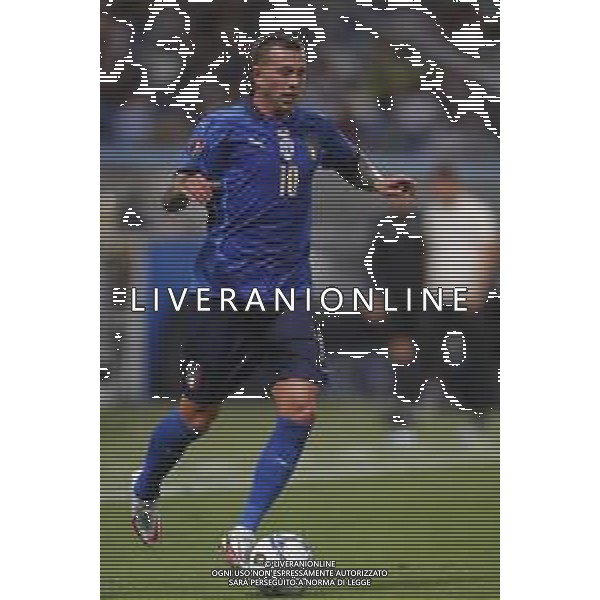 ITALIA vs LITUANIA Qualificazioni Europee del gruppo C ai Mondiali del Qatar 2022 del 08/09/2021 - nella foto: Bernardeschi Federico(Italia) ©Claudio Zamagni/Agenzia Aldo Liverani s.a.s. Bernardeschi Federico(Italia) during European Qualifying Round of FIFA World Championship of Qatar 2022 between Italy and Lituania at Mapei Stadium on september 08 2021 in Reggio Emilia photo credit by Claudio Zamagni/Aldo Liverani Photo Agency/AGENZIA ALDO LIVERANI SAS