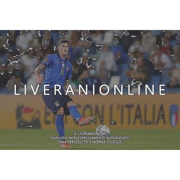 ITALIA vs LITUANIA Qualificazioni Europee del gruppo C ai Mondiali del Qatar 2022 del 08/09/2021 - nella foto: Bastoni Alessandro(Italia)- ©Claudio Zamagni/Agenzia Aldo Liverani s.a.s. Bastoni Alessandro(Italia)- during European Qualifying Round of FIFA World Championship of Qatar 2022 between Italy and Lituania at Mapei Stadium on september 08 2021 in Reggio Emilia photo credit by Claudio Zamagni/Aldo Liverani Photo Agency/AGENZIA ALDO LIVERANI SAS