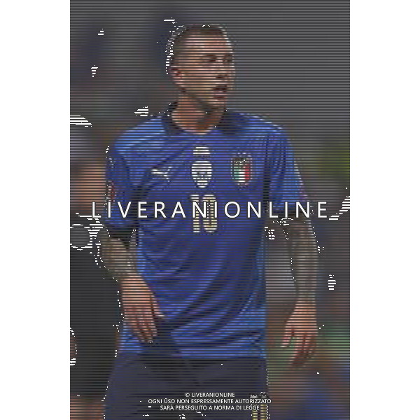 ITALIA vs LITUANIA Qualificazioni Europee del gruppo C ai Mondiali del Qatar 2022 del 08/09/2021 - nella foto: Bernardeschi Federico(Italia) ©Claudio Zamagni/Agenzia Aldo Liverani s.a.s. Bernardeschi Federico(Italia) during European Qualifying Round of FIFA World Championship of Qatar 2022 between Italy and Lituania at Mapei Stadium on september 08 2021 in Reggio Emilia photo credit by Claudio Zamagni/Aldo Liverani Photo Agency/AGENZIA ALDO LIVERANI SAS