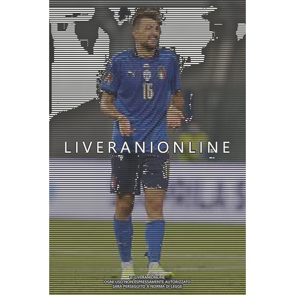 ITALIA vs LITUANIA Qualificazioni Europee del gruppo C ai Mondiali del Qatar 2022 del 08/09/2021 - nella foto: Acerbi Francesco(Italia)- ©Claudio Zamagni/Agenzia Aldo Liverani s.a.s. Acerbi Francesco(Italia)- during European Qualifying Round of FIFA World Championship of Qatar 2022 between Italy and Lituania at Mapei Stadium on september 08 2021 in Reggio Emilia photo credit by Claudio Zamagni/Aldo Liverani Photo Agency/AGENZIA ALDO LIVERANI SAS