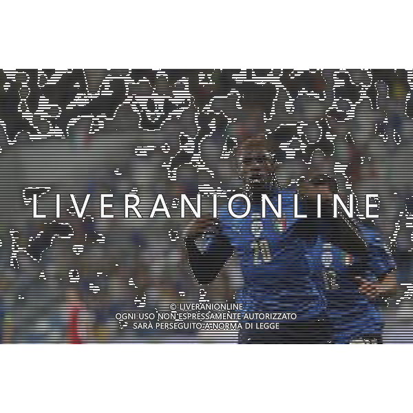 ITALIA vs LITUANIA Qualificazioni Europee del gruppo C ai Mondiali del Qatar 2022 del 08/09/2021 - nella foto: esultanza Kean Moise(Italia)-dopo il goal ©Claudio Zamagni/Agenzia Aldo Liverani s.a.s. Kean Moise(Italia)- celebrates after scoring a goal during European Qualifying Round of FIFA World Championship of Qatar 2022 between Italy and Lituania at Mapei Stadium on september 08 2021 in Reggio Emilia photo credit by Claudio Zamagni/Aldo Liverani Photo Agency/AGENZIA ALDO LIVERANI SAS