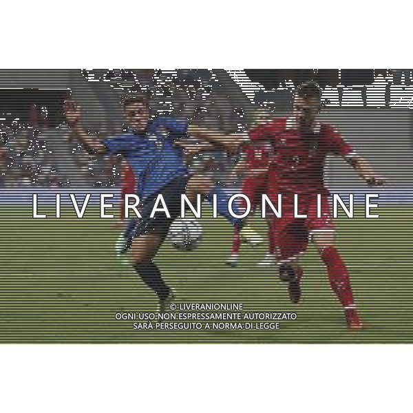 ITALIA vs LITUANIA Qualificazioni Europee del gruppo C ai Mondiali del Qatar 2022 del 08/09/2021 - nella foto: Raspadori Giacomo(Italia)- ©Claudio Zamagni/Agenzia Aldo Liverani s.a.s. Raspadori Giacomo(Italia)- during European Qualifying Round of FIFA World Championship of Qatar 2022 between Italy and Lituania at Mapei Stadium on september 08 2021 in Reggio Emilia photo credit by Claudio Zamagni/Aldo Liverani Photo Agency/AGENZIA ALDO LIVERANI SAS