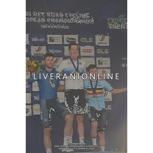 09-09-2021 European Championships Cronometro Elite; 2021, Groupama - Fdj; 2021, Ineos Grenadiers; 2021, Deceuninck - Quick Step; Kung, Stefan; Ganna, Filippo; Evenepoel, Remco; Trento; ©SIROTTI/AGENZIA ALDO LIVERANI SAS