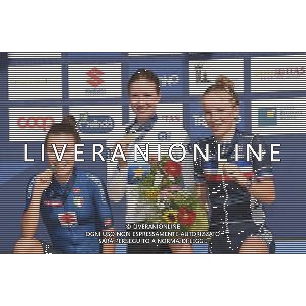 10-09-2021 European Championships Junior Women; 2021, Germany; 2021, Italia; 2021, France; Riedmann, Linda; Ciabocco, Eleonora; Rayer, Eglantine; Trento; ©SIROTTI / AGENZIA ALDO LIVERANI SAS