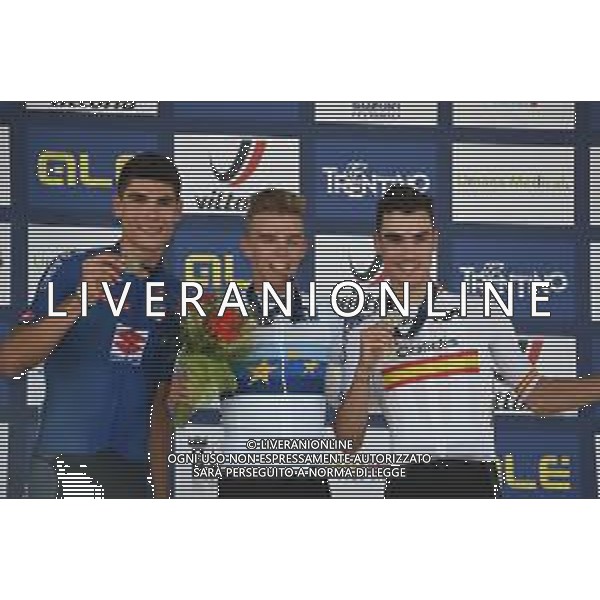 11-09-2021 European Championships U23; 2021, Belgium; 2021, Colpack - Ballan; 2021, Uae - Emirates; Nys, Thibau; Baroncini, Filippo; Trento; ©SIROTTI/ AGENZIA ALDO LIVERANI SAS