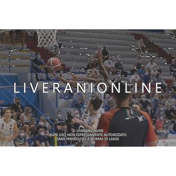 CasoniM/LMedia - Vanoli Basket Cremona VS Banco di Sardegna Sassari - Basket Supercoppa Italiana 10 settembre 2021 - Pala Radi, Cremona, Italia Nella foto: COURNOOH David (Vanoli Cremona) in entrata @CasoniM/LMedia/ AGENZIA ALDO LIVERANI SAS