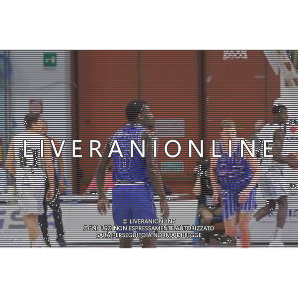 CasoniM/LMedia - Vanoli Basket Cremona VS Banco di Sardegna Sassari - Basket Supercoppa Italiana 10 settembre 2021 - Pala Radi, Cremona, Italia Nella foto: CLEMMONS Anthony (Banco di Sardegna Sassari) dopo un canestro @CasoniM/LMedia/ AGENZIA ALDO LIVERANI SAS