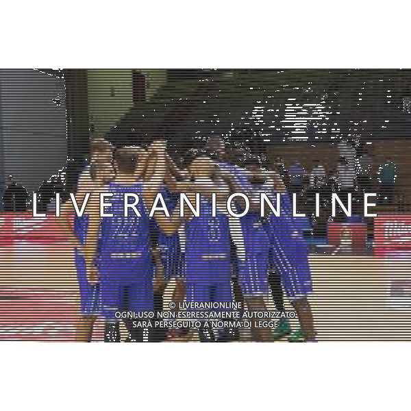 CasoniM/LMedia - Vanoli Basket Cremona VS Banco di Sardegna Sassari - Basket Supercoppa Italiana 10 settembre 2021 - Pala Radi, Cremona, Italia Nella foto: Bancpo di Sardegna Sassari @CasoniM/LMedia/ AGENZIA ALDO LIVERANI SAS