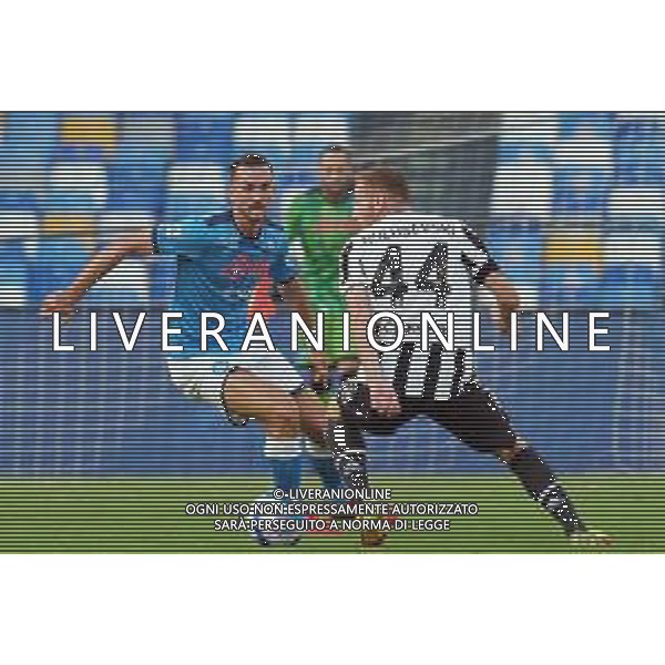 NAPOLI - JUVENTUS CAMPIONATO CALCIO SERIE A TIM 11.09.2021 NELLA FOTO Fabian Ruiz, Dejan Kulusevski ©MOSCA/ AGENZIA ALDO LIVERANI SAS