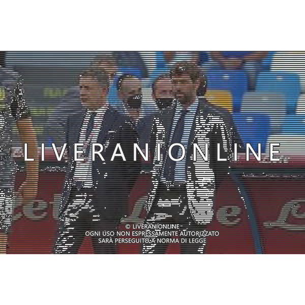 NAPOLI - JUVENTUS CAMPIONATO CALCIO SERIE A TIM 11.09.2021 NELLA FOTO Andrea Agnelli con Federico Cherubini ©MOSCA/ AGENZIA ALDO LIVERANI SAS