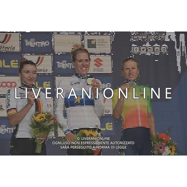 11-09-2021 European Championships Elite Women; 2021, Olanda; 2021, Lituania; 2021, Germany; Van Dijk, Ellen; Lippert, Liane; Leleivyte, Rasa; Trento; ©SIROTTI/ AGENZIA ALDO LIVERANI SAS