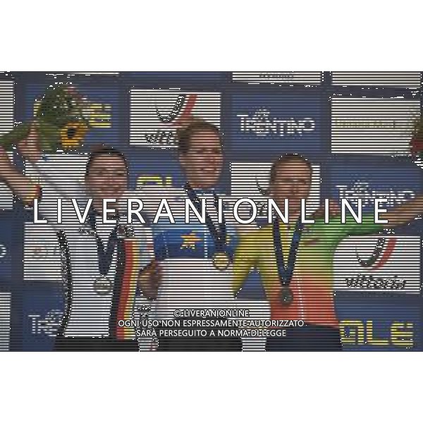 11-09-2021 European Championships Elite Women; 2021, Olanda; 2021, Lituania; 2021, Germany; Van Dijk, Ellen; Lippert, Liane; Leleivyte, Rasa; Trento; ©SIROTTI/ AGENZIA ALDO LIVERANI SAS